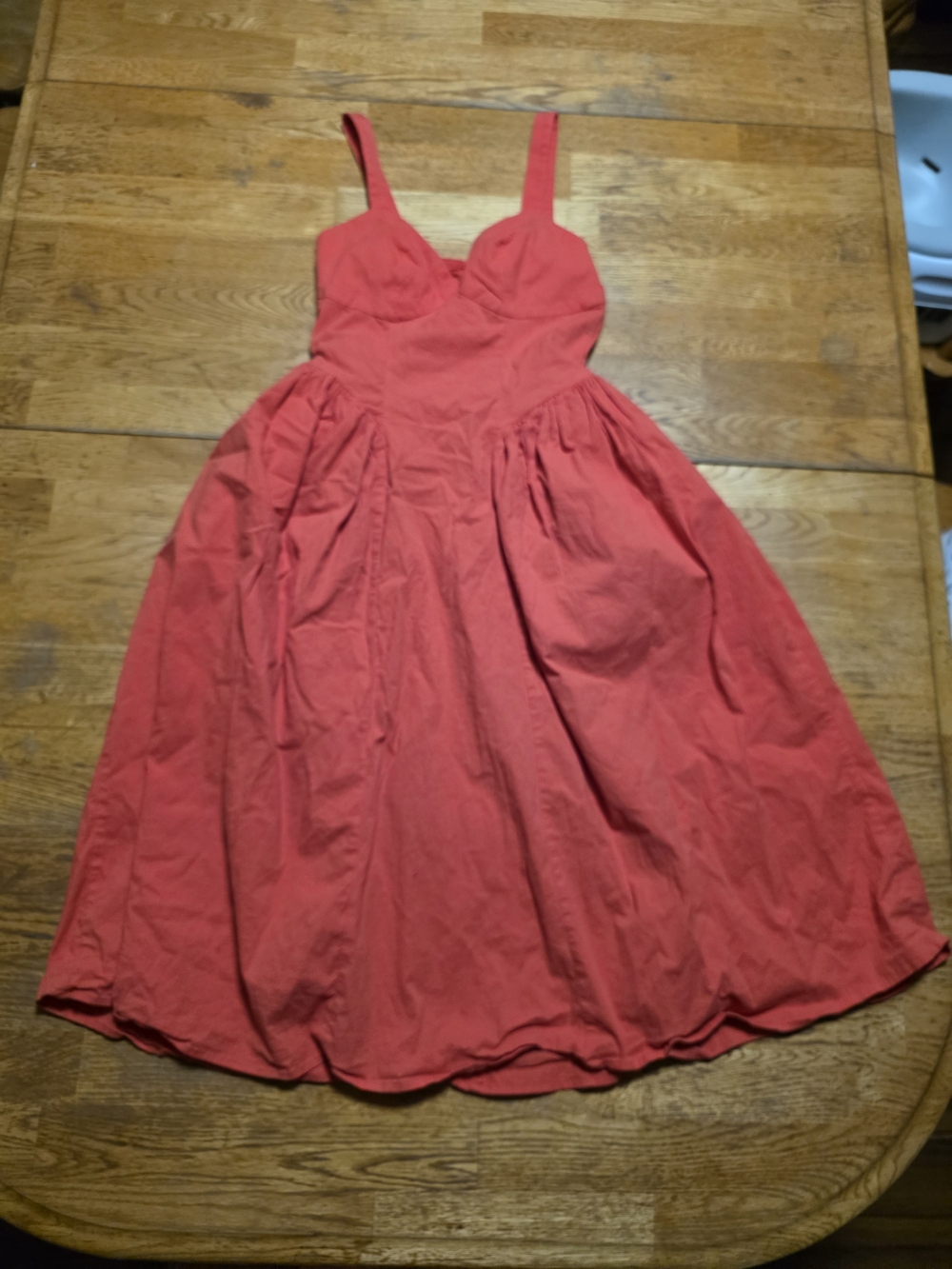 Future Collective Reese Blutstein Cotton Midi Stretch Fit & Flare Strappy Dress